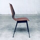 Mid-Century Modern Plywood Side Chairs attributed to Carlo Ratti for Legni Curvati, Italy, 1950s, Set of 3