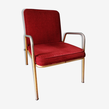 Foldable backrest armchair 70s