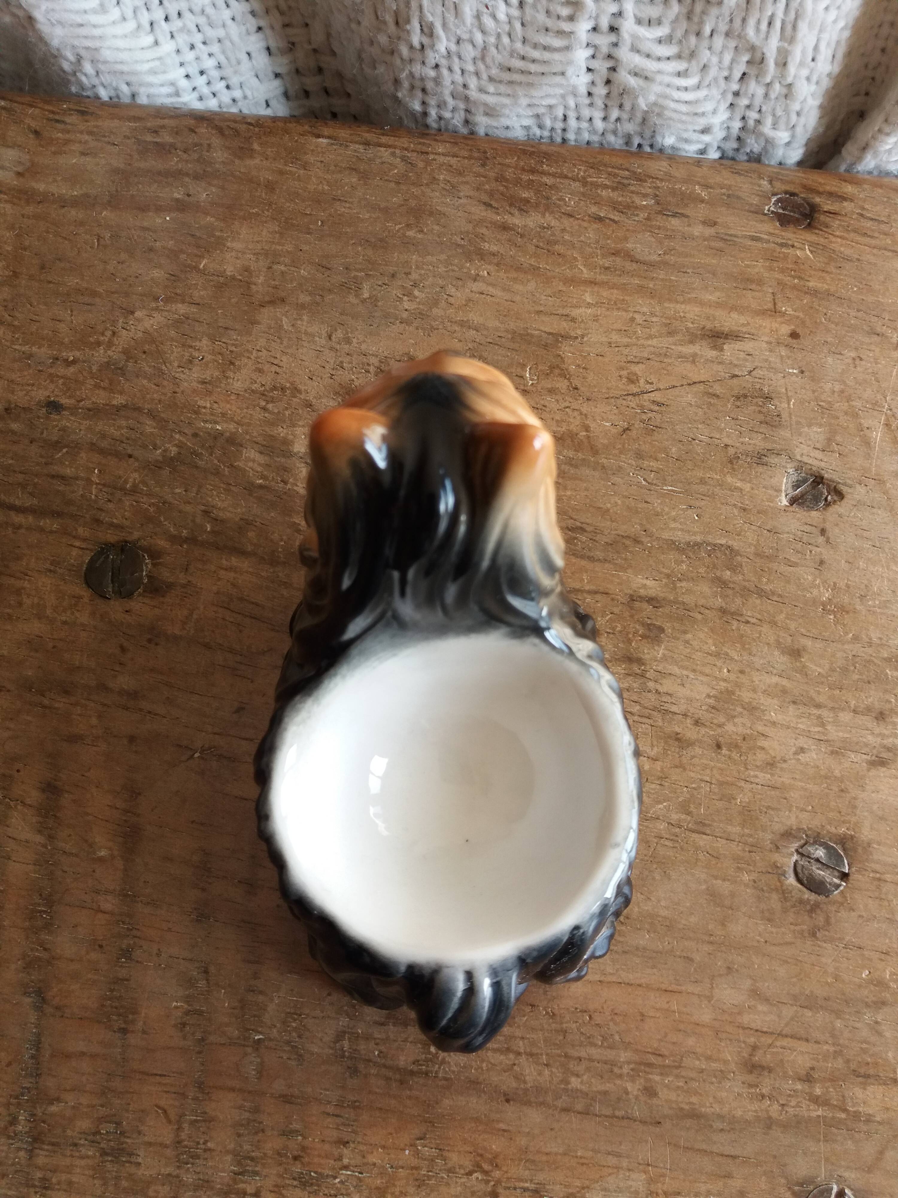 Zoomorphic dog Yorkshire eggcup