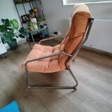 Tubular armchairs from the 70s