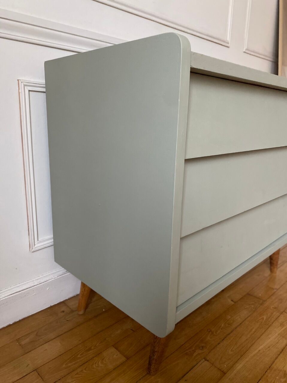 Vintage wooden chest of drawers, Gautier, 60s