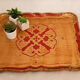 Venetian red and gold plateau