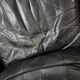 Paire de fauteuils scandinaves en cuir et palissandre