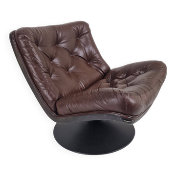 Original Artifort 975 Swivel Chair by Geoffrey Harcourt, 1980's