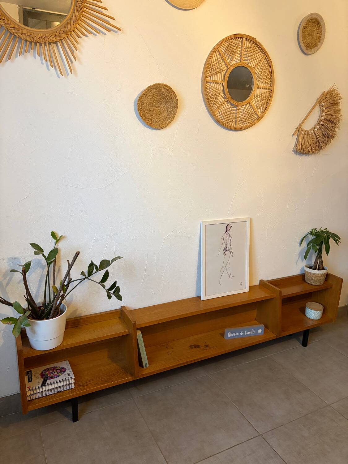 Very beautiful Scandinavian sideboard (shallow)