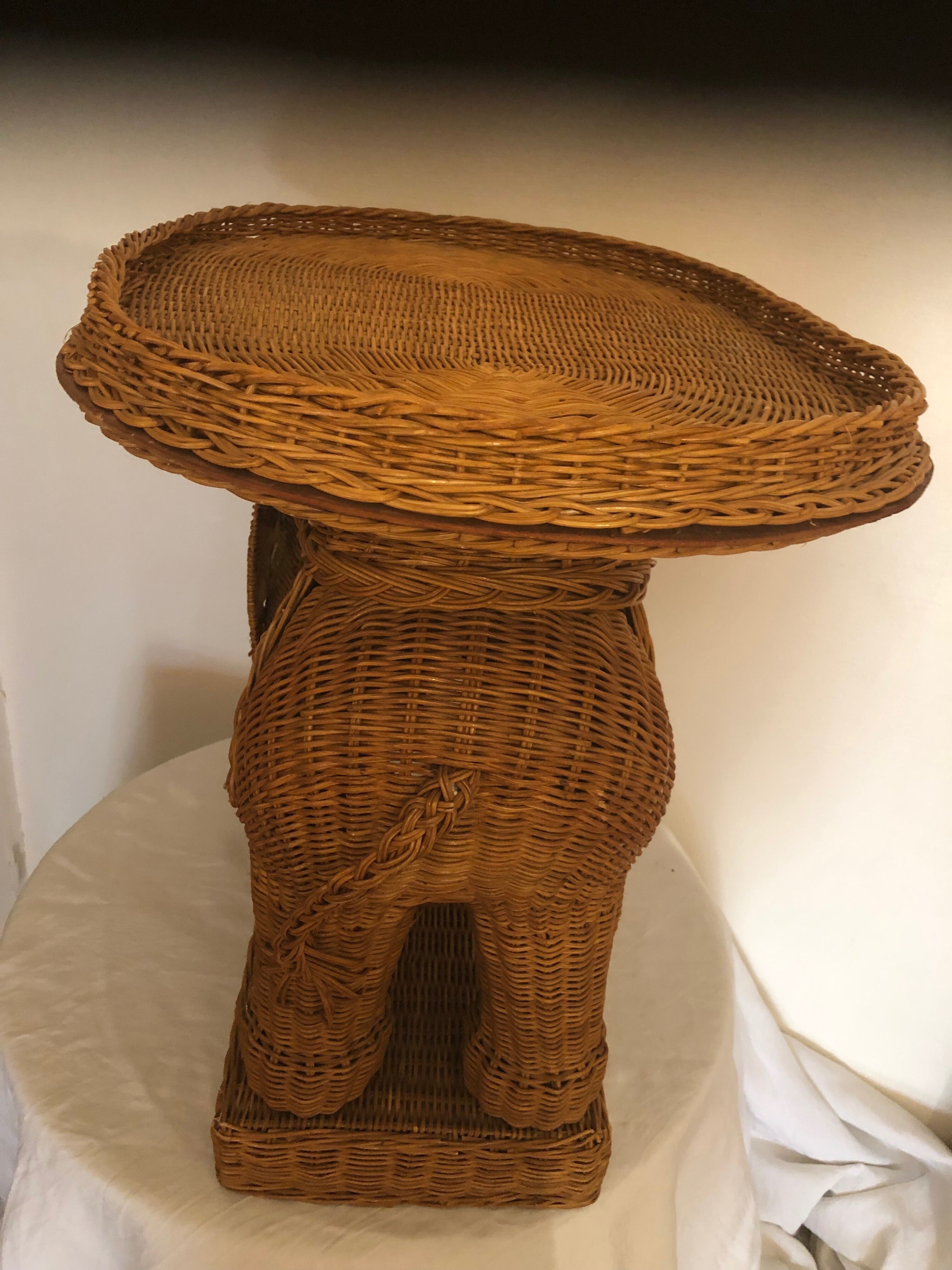 Elephant side table