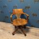 Antique oak office chair