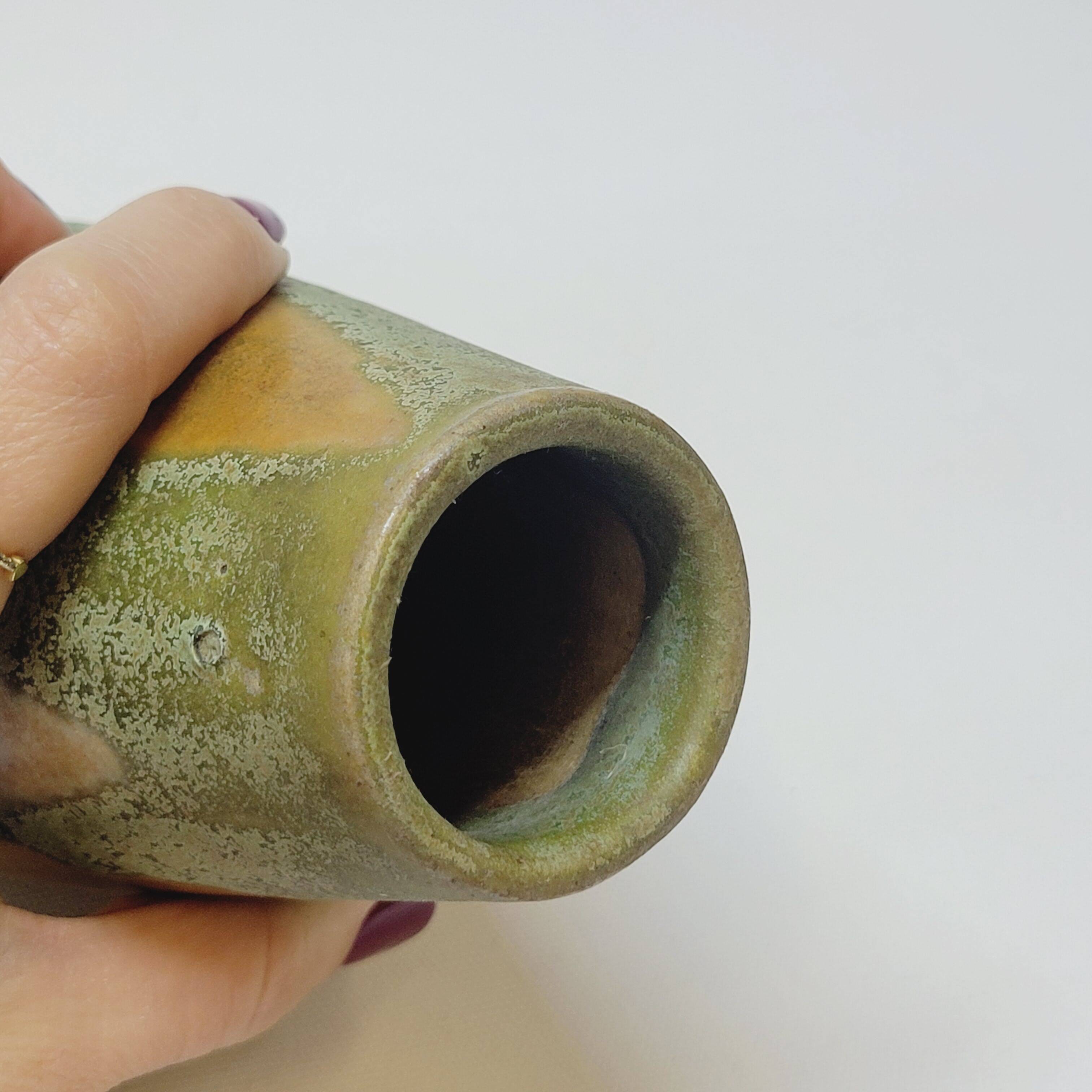 Enameled Stoneware Vase L'artisan L Artisan Pratique Art Nouveau Style Denbac