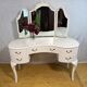 Vintage French Louis XV Style Olympus Dressing Table – Triple Mirror Vanity