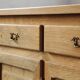 Vintage 1970s Danish Oak Low Cabinet / Sideboard, Henning Kjærnulf style