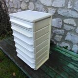 Furniture with plastic drawers 70s spaceage