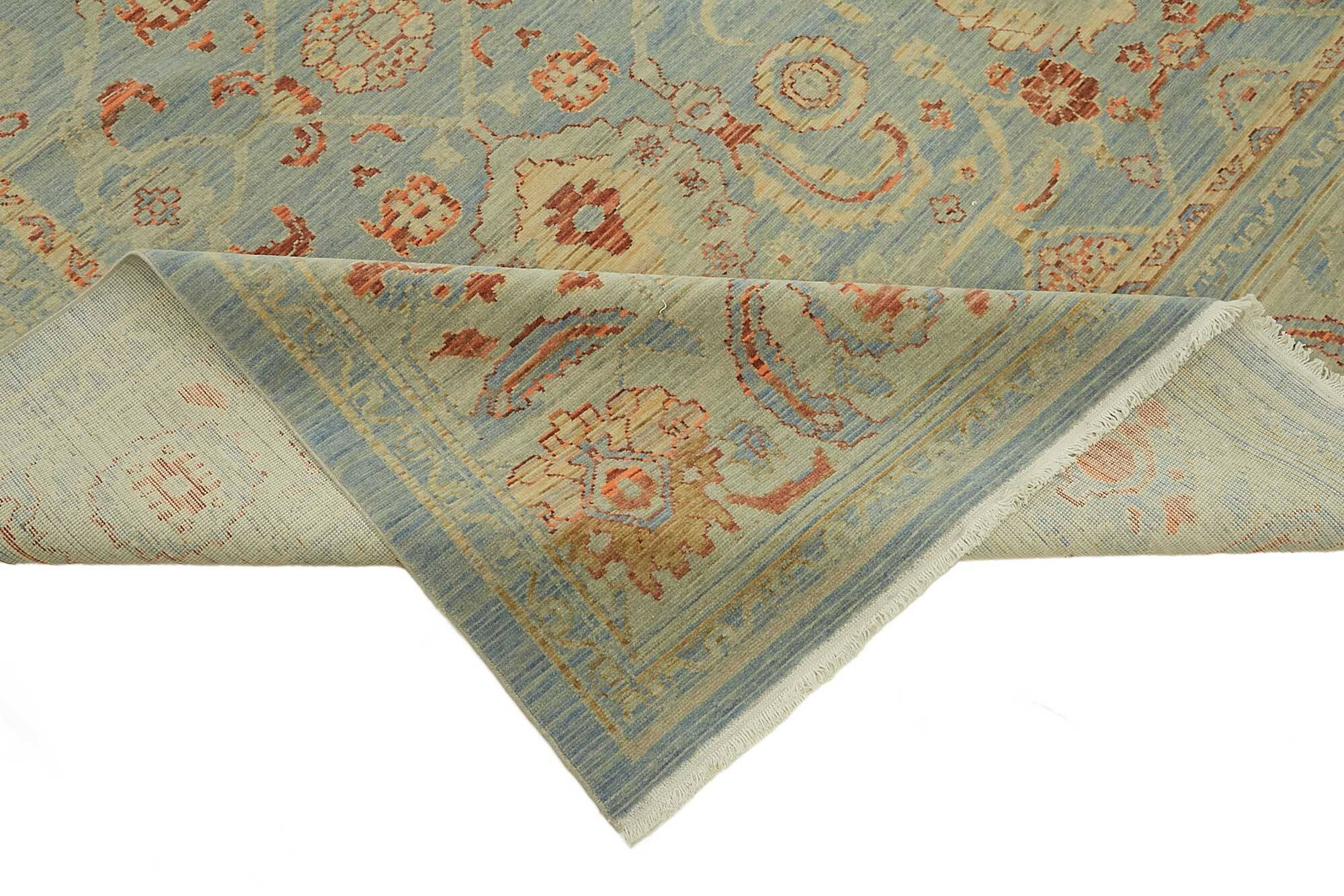 Turkish Handcrafted Loom Oushak Rug 291 cm x 383 cm