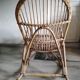 Rattan rocking chair from the 60s by Rohe Noordwolde