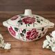 Antique soup tureen in Badonviller earthenware.