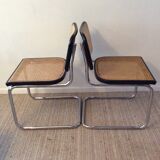 Pair of chairs Marcel Breuer Cesca B32