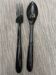 Horn salad servers