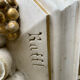 Gold wall lamp console