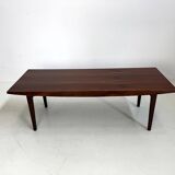 Beautiful compact design coffee table made of rosewood from the 1960s.