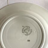 4 assiettes céranord à fleurs