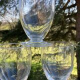 Engraved blown glasses