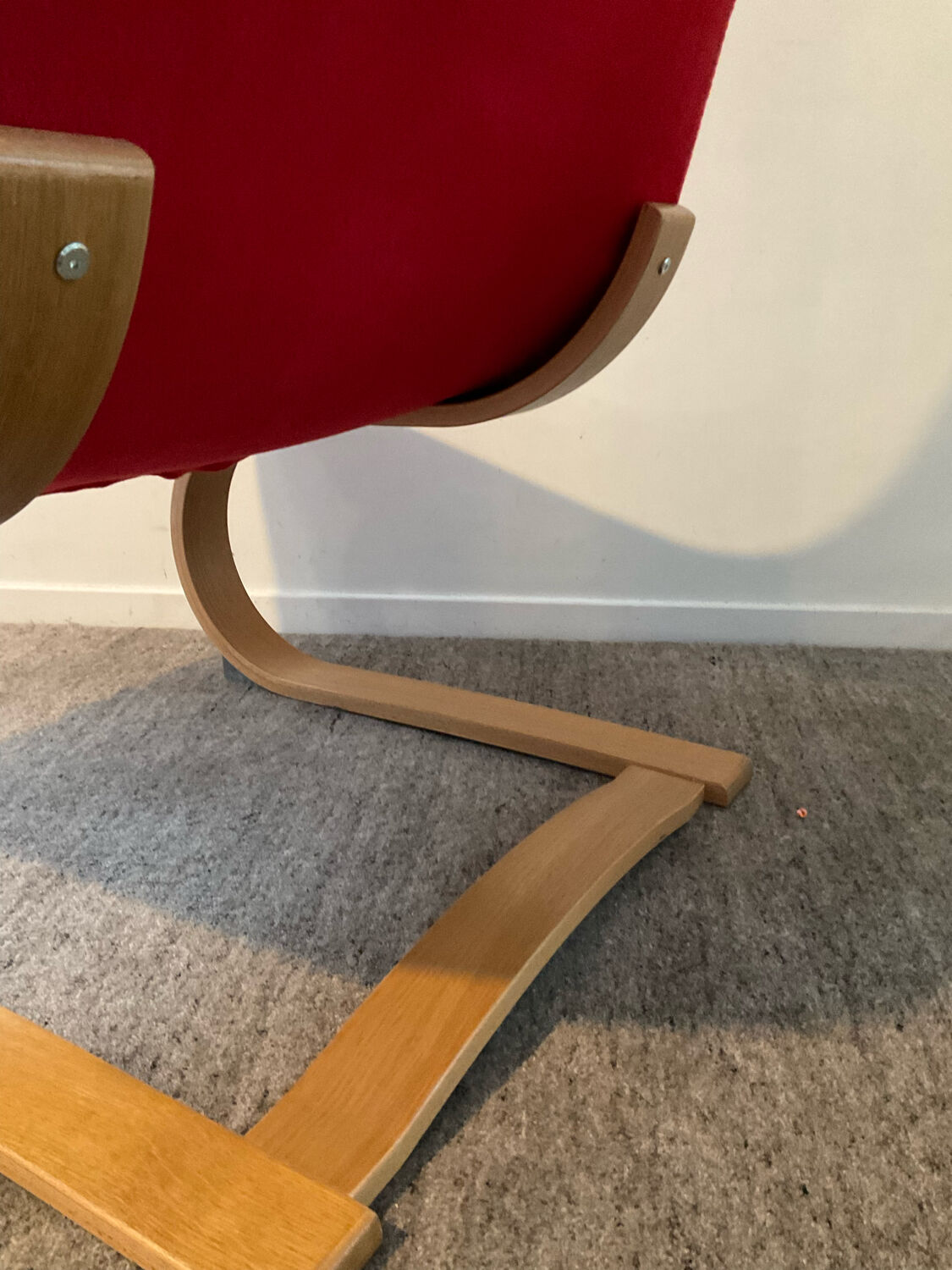 Curved wood heater 80s-90s