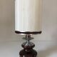 Vintage brown ceramic lamp 70
