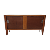 Vintage sideboard feet compass white wood