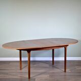 Midcentury Mcintosh Oblong Teak Extending Table. Vintage Modern / Danish / Retro Style .