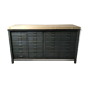 Old metal workbench