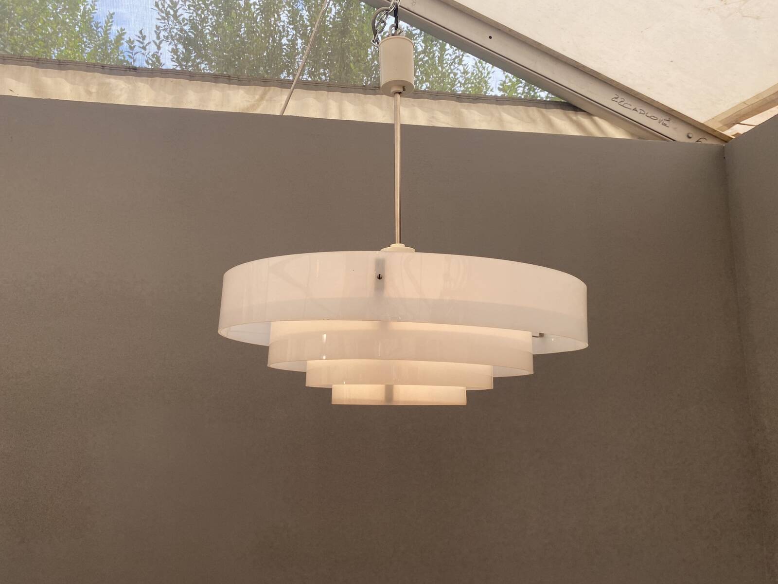 Vintage wasp nest shaped pendant, Czechoslovakia 1970´s