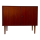 Narrow Scandinavian teak sideboard