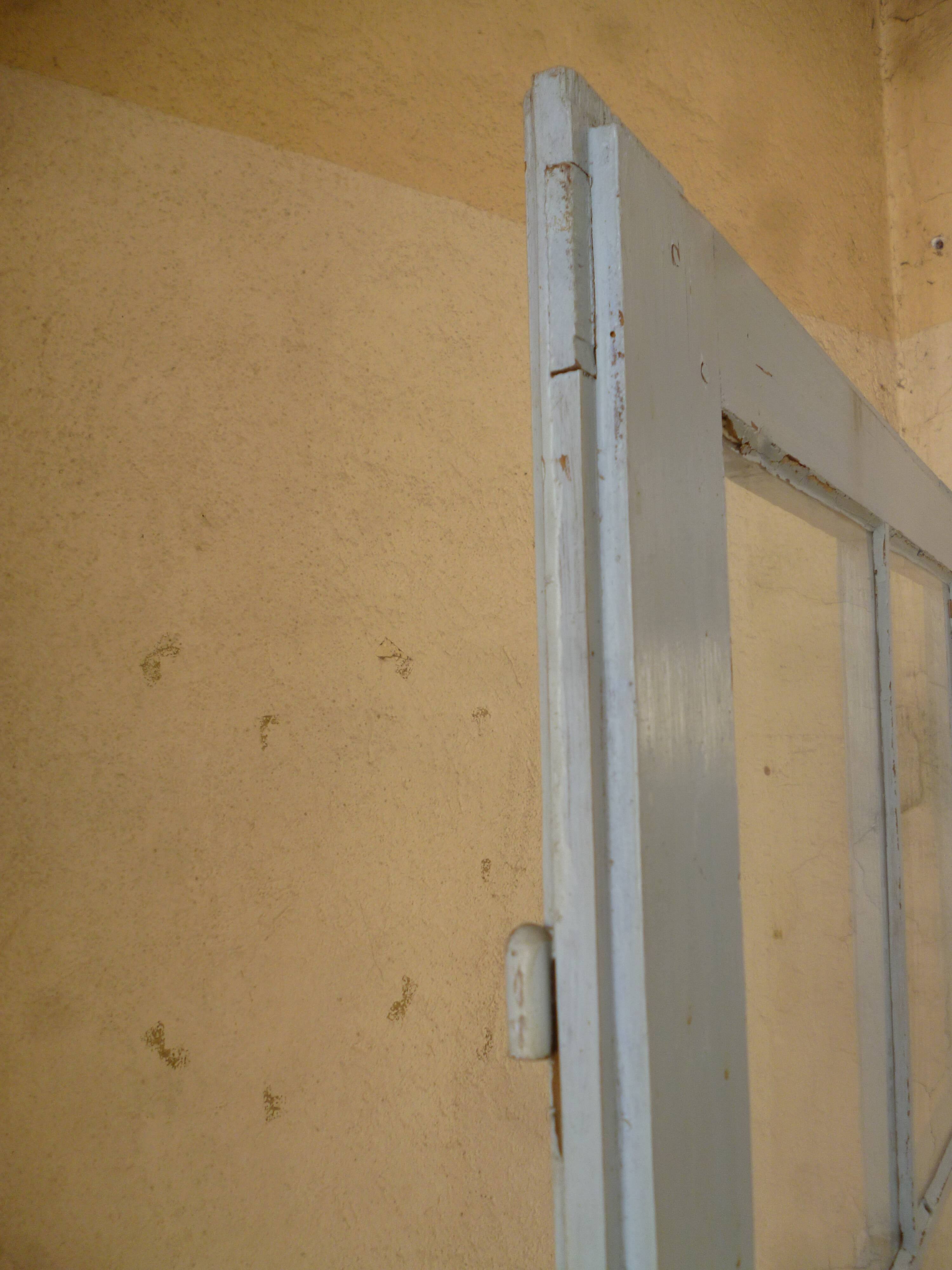 Old door blue patina