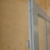 Old door blue patina