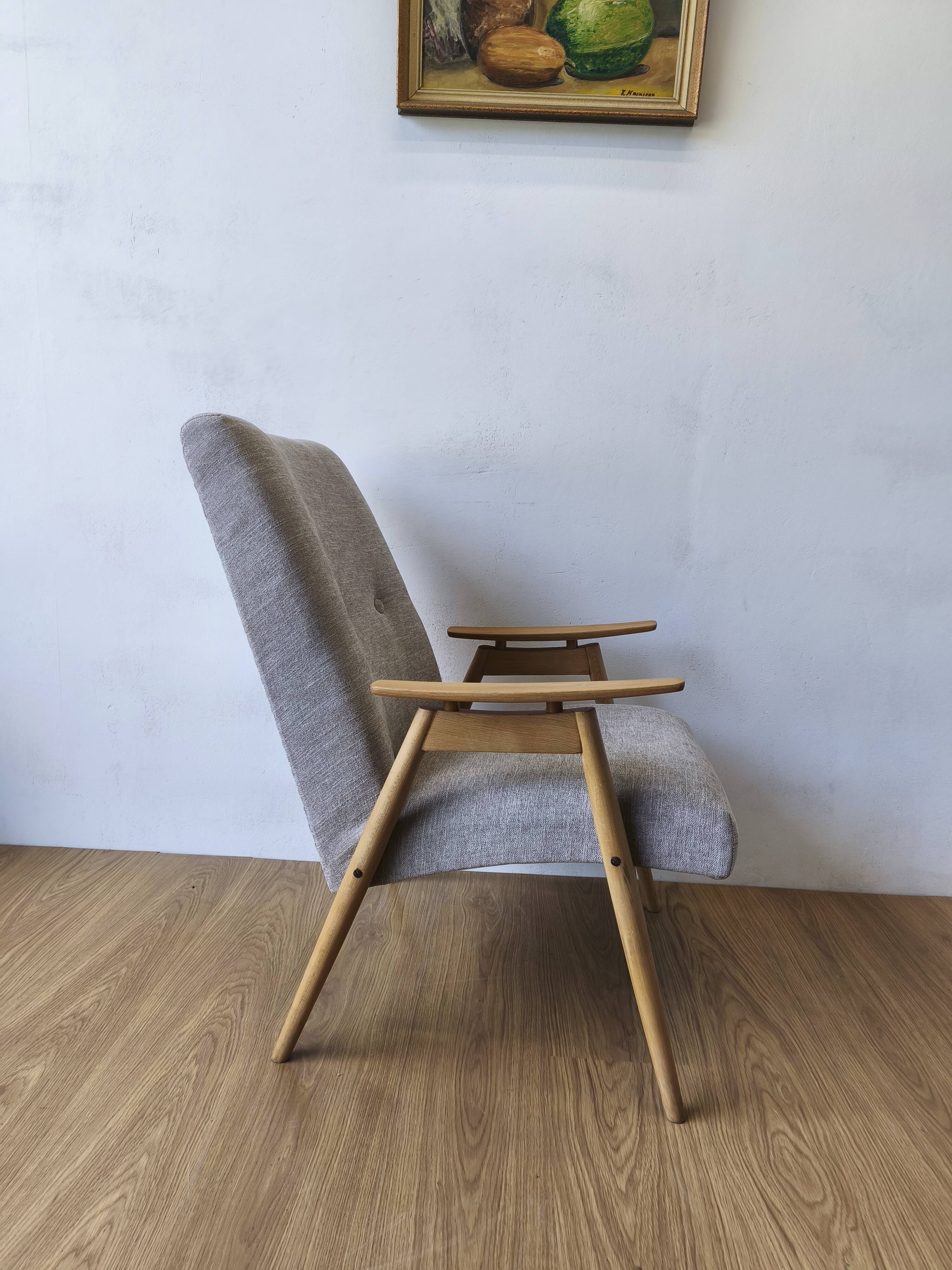 Designer armchair by J. šmidek, 1970s.