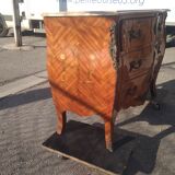 Curved 3-drawer Louis XV drawers from the 1950s