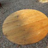 Antique solid wood table / pedestal table