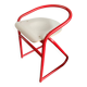 Vintage red and white chair