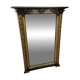 Large antique wooden mirror