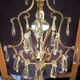 Chandelier with tassels and cage
