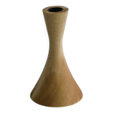 Wooden candle holder.