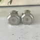 French pewter salt and pepper shakers set Etains du Manoir with origin