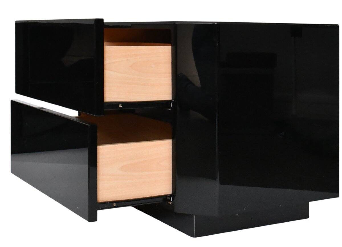 Pair of bedside tables by David Lange from the 1970s/80s.