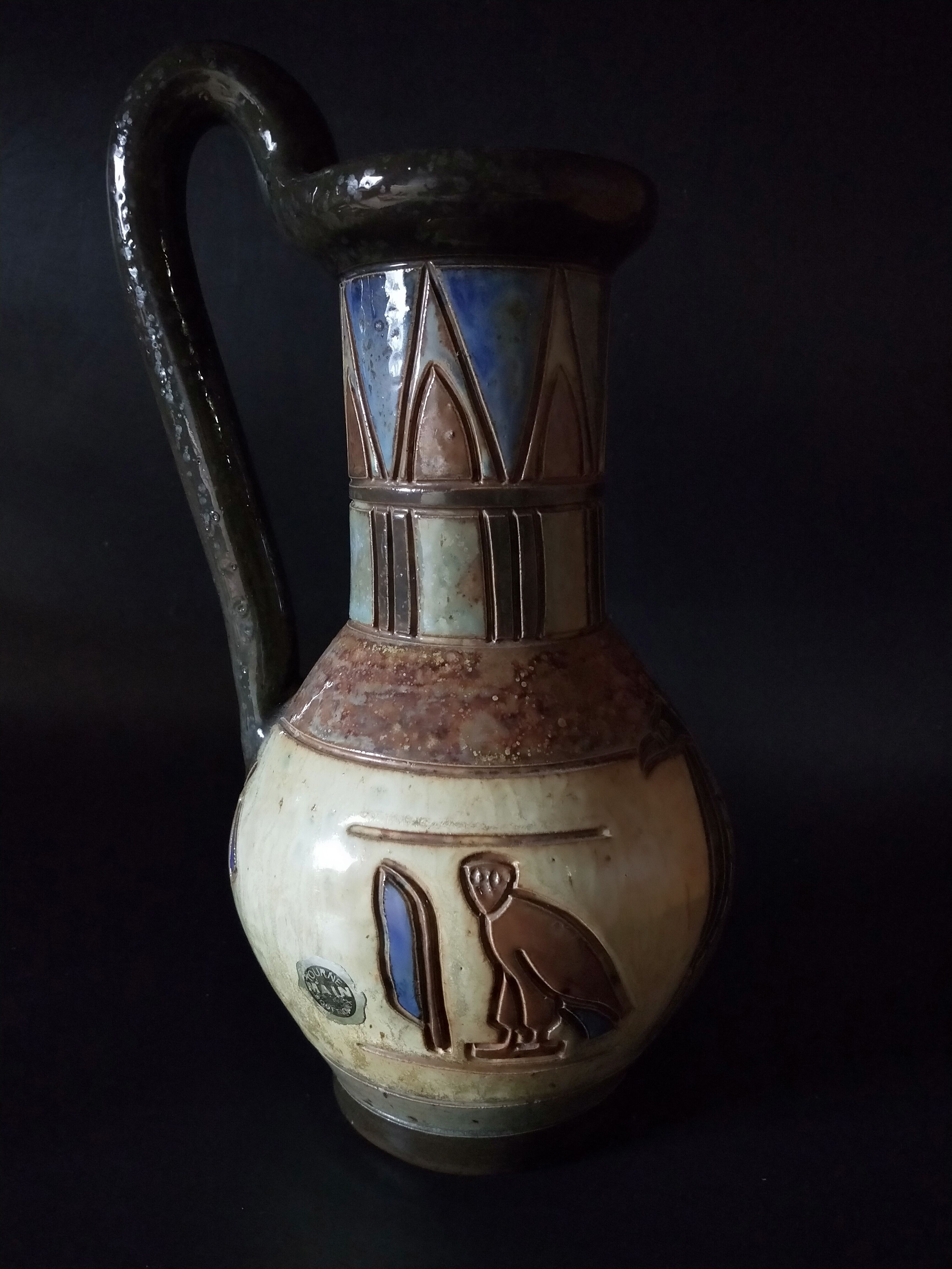 Belgian ceramic Dubois stoneware vase