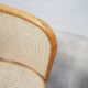 Chaise cannée vintage par J. Hoffmann, éditions Thonet