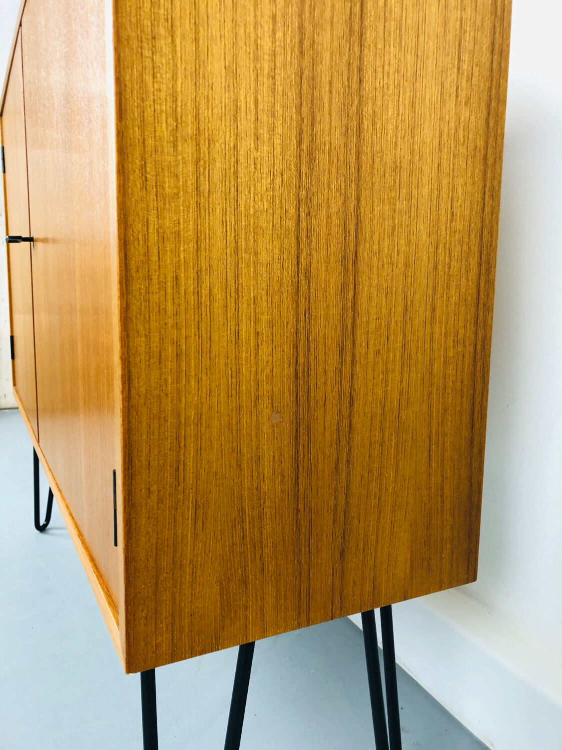 Teak Sideboard with Hairpin legs, 1960s