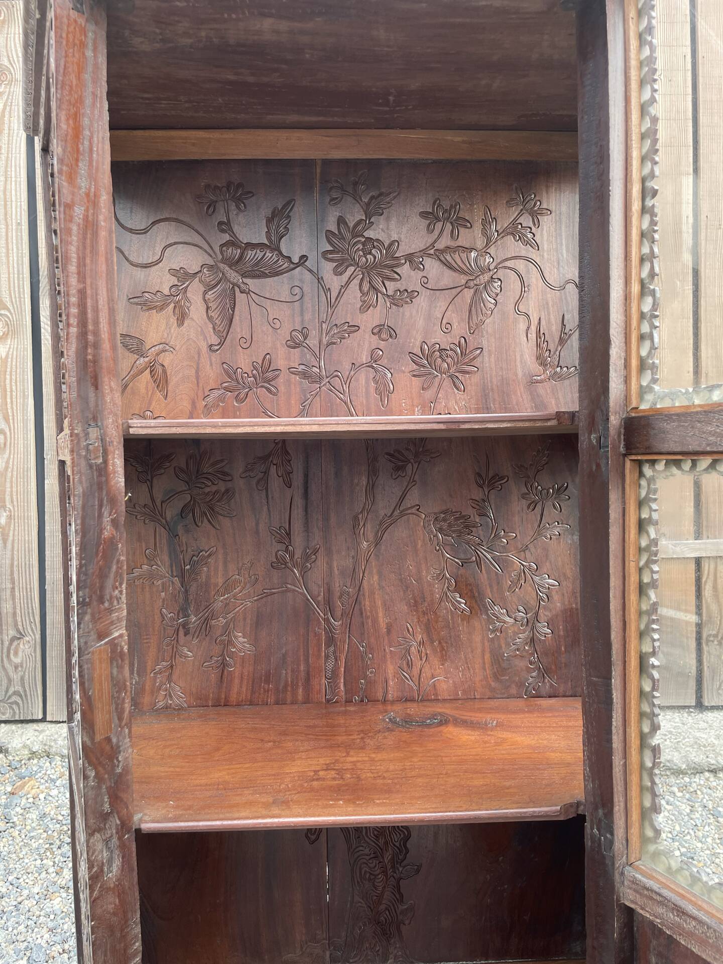 Vitrine cabinet de présentation chinois
