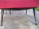 Vintage red and gray armchair 1960