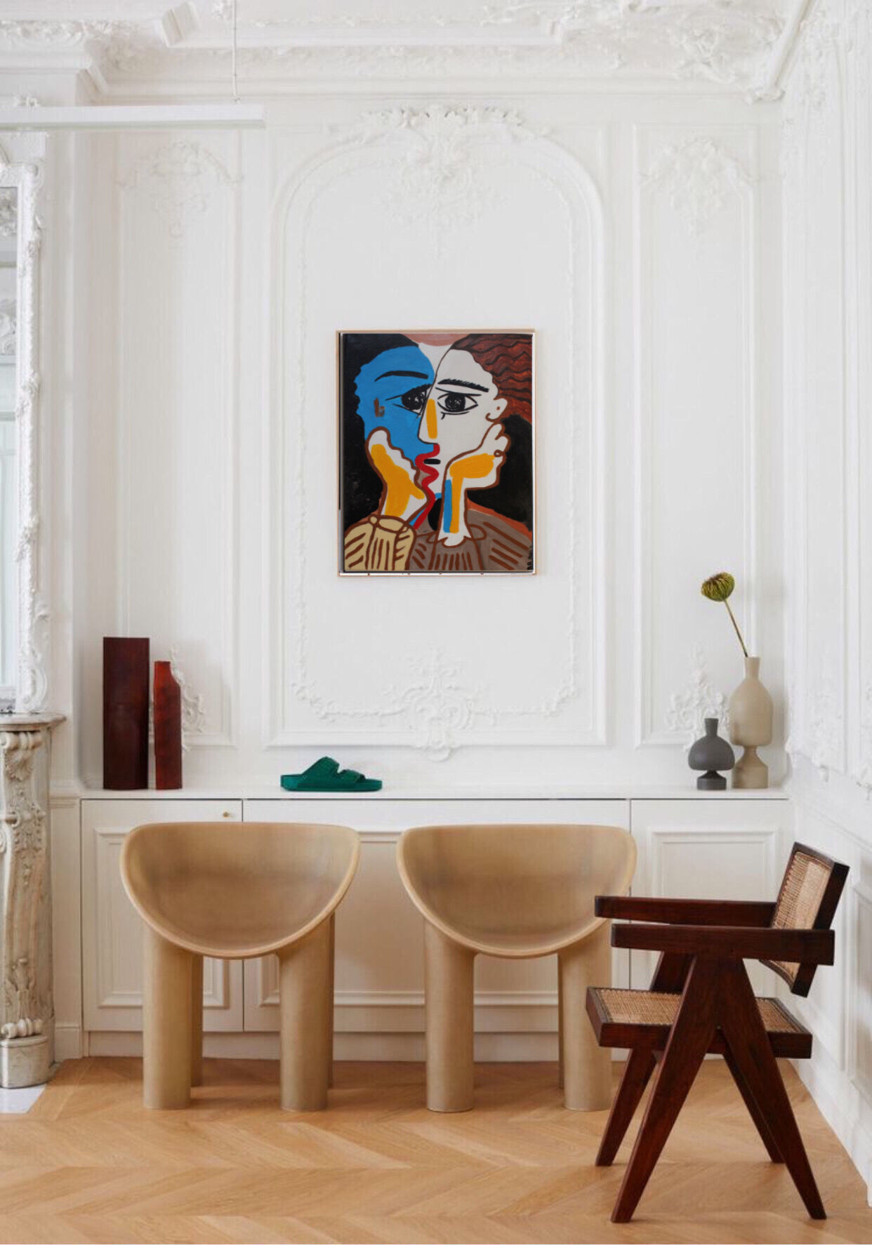 Reproduction of Picasso acrylic canvas Les Amants