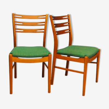 Paire de chaises danoises en teck