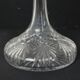 Vintage Samobor Crystal Decanter Ship Decanter Star Motif Lead Crystal